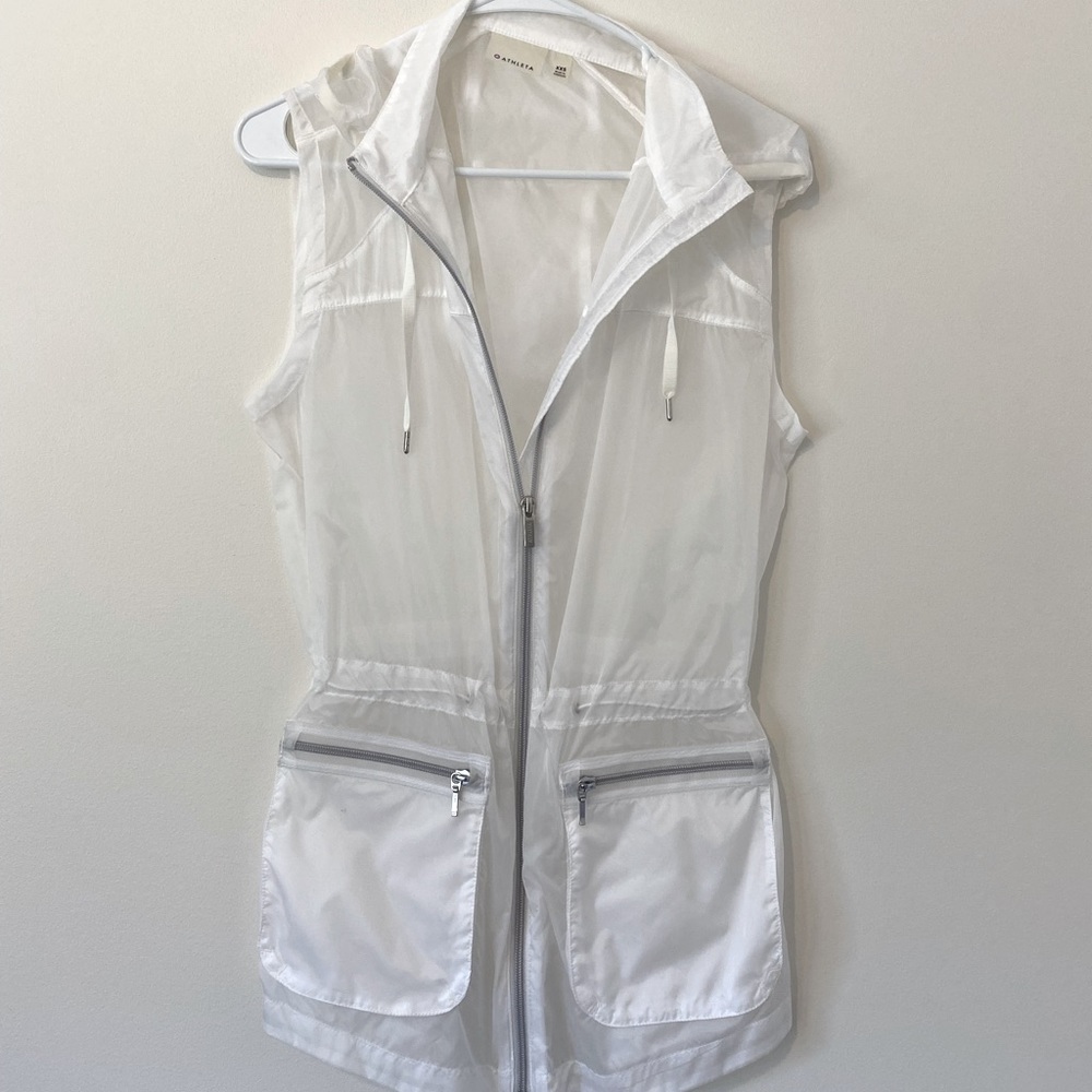 Athleta Hoodie Rain Vest XXS